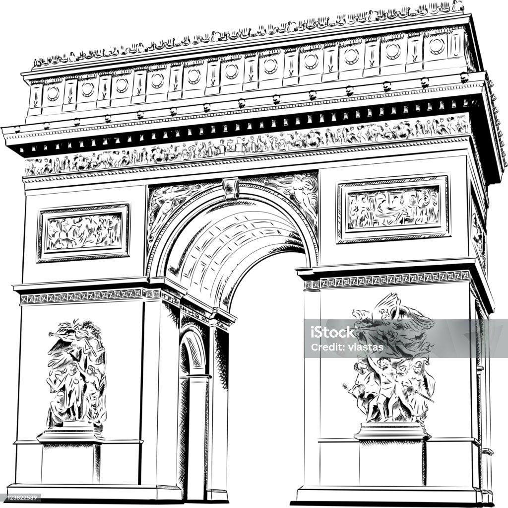 Comment Dessiner L arc De Triomphe Arc De Triomphe Vecteurs libres de droits et plus d'images vectorielles de Arc de Triomphe - Arc de Triomphe, Paris - France, Dessiner - iStock