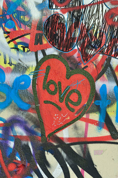 istock dirty love graffiti urban background 123824627