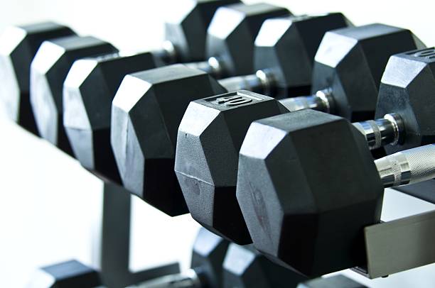 istock Weights of a gym in different sizes 123826027