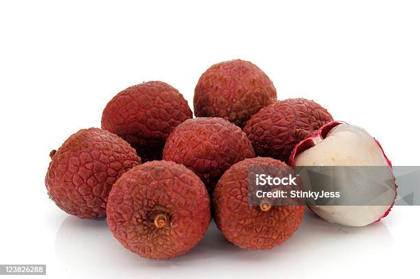 Fresh Lychees Stock Photo - Download Image Now - Asia, Color Image, Crop - Plant