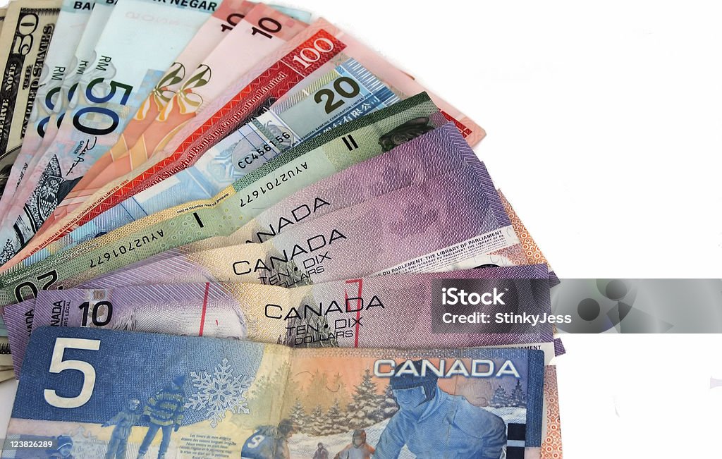 International waluta - Zbiór zdjęć royalty-free (Kanadyjskie dolary)