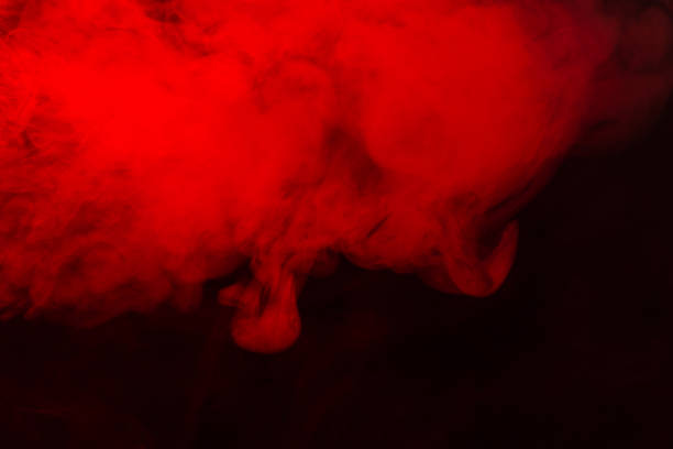istock Red steam on a black background. 1238263868