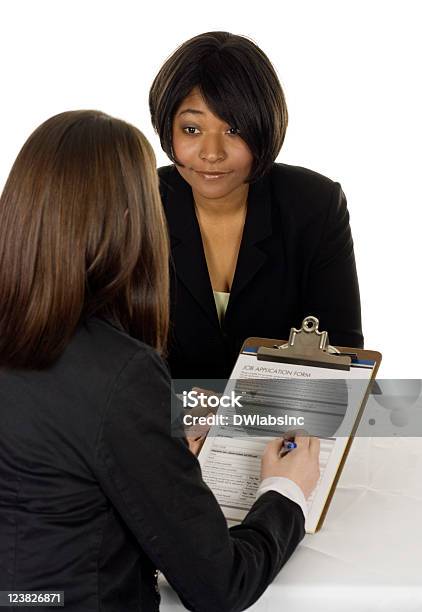 Foto de Se O Trabalho e mais fotos de stock de Afro-americano - Afro-americano, Duas pessoas, Entrevista de Trabalho