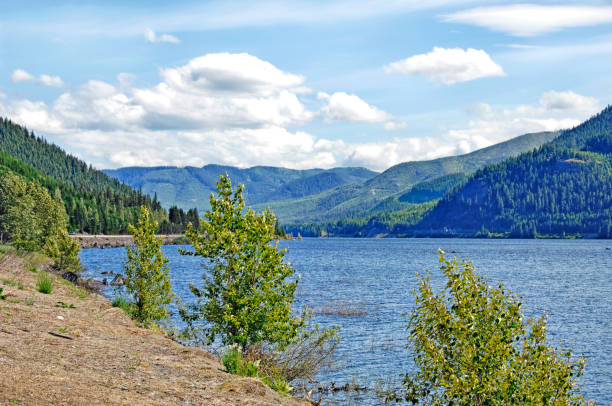 istock Lake Keechelus Northwest Washington with Clouds 1238342910
