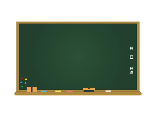 ilustracja tablicy - simplicity blackboard education chalk stock illustrations