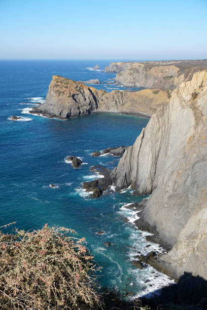 istock wild coast in Algarve 1238394179