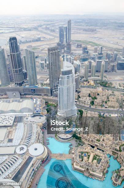 Dubai From Above Stock Photo - Download Image Now - Architecture, Building Exterior, Building Feature