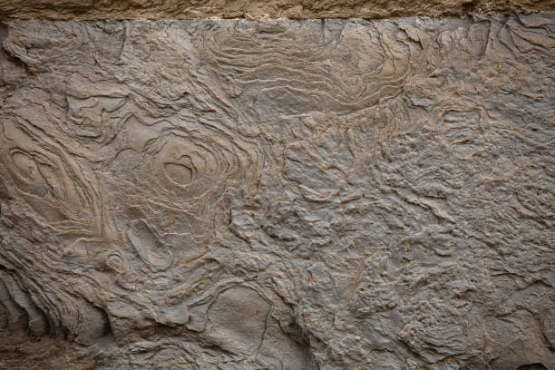 istock Old layered brick texture. Abstract pattern of layered or stratified old stone. Super close up shot 1238477701