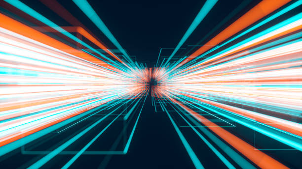 istock Abstract background image of lines in motion 1238687716