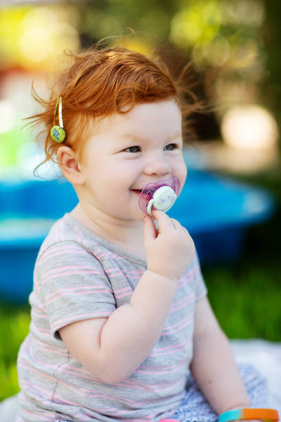 istock Gorgeous cute red haired little girl 1238694901