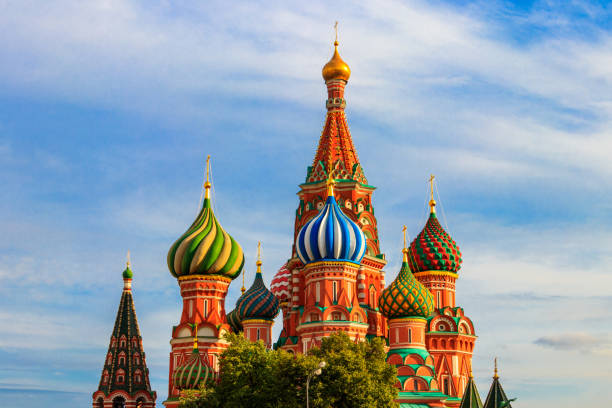 istock St. Basil's Cathedral on Red Square in Moscow, Russia 1238749933