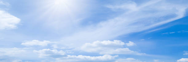 istock Beautiful blue sky cloudsfor background. Panorama of sky. 1238944413