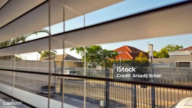Looking Outside Behind Bars Cape Town South Africa Like Prison Stock Photo - Download Image Now