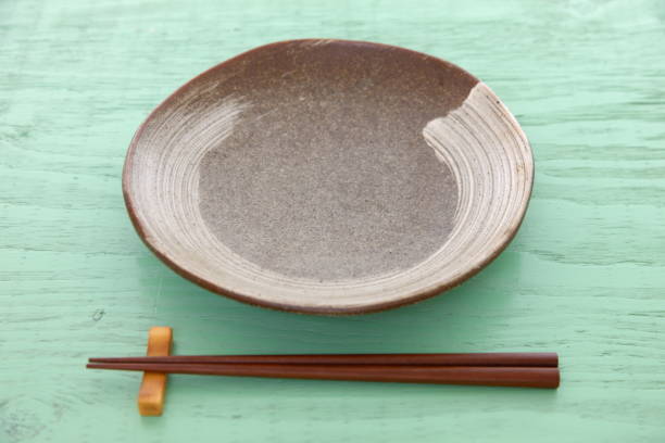 istock Japanese dish with chopsticks 1239026672