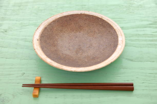 istock Japanese dish with chopsticks 1239032303
