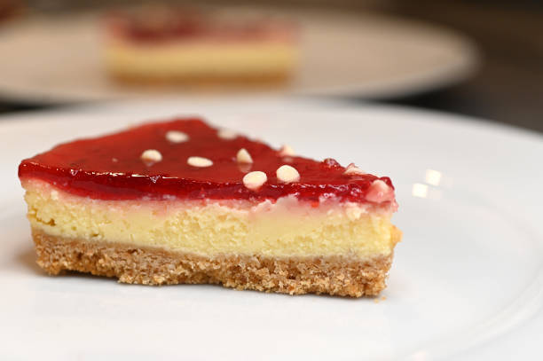 istock Slice of Boysenberry  Cheese cake 1239033332