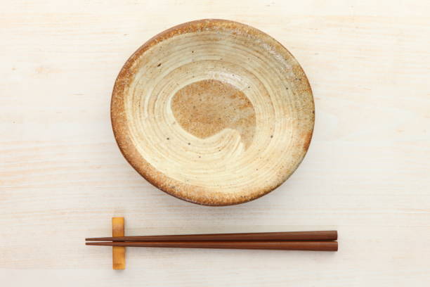 istock Japanese dish with chopsticks 1239033859