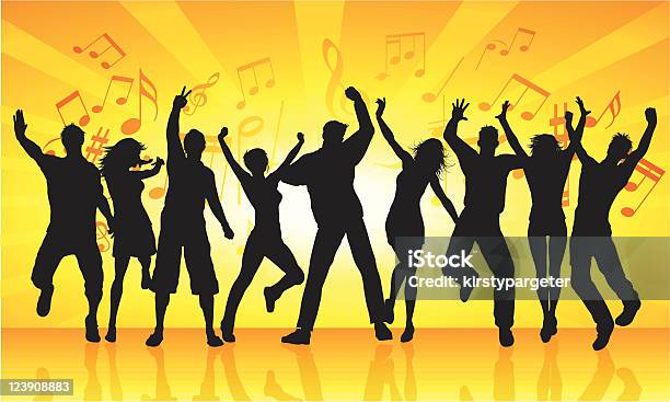 Party People Stock Illustration - Download Image Now - Adult, Celebration, Color Image