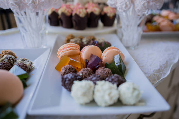 istock candy bar with sweets at the party 1239146438