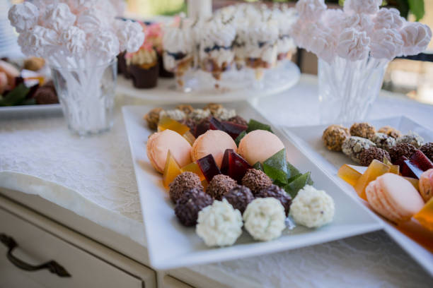 istock candy bar with sweets at the party 1239147486