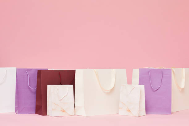 istock Shopping paper bags 1239170674