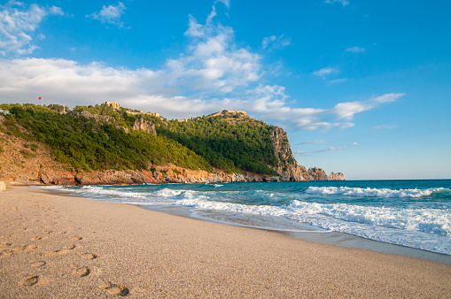 Cleopatra Beach and Alanya Castle, Alanya Turkey