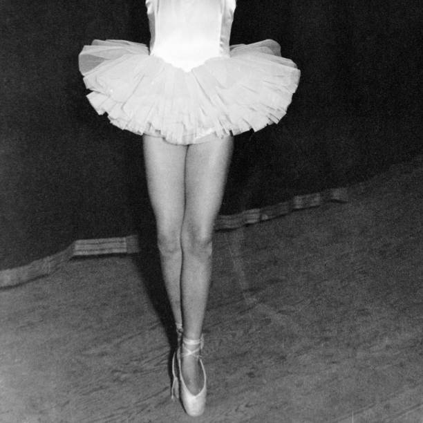 istock Little Girl Dancing on Stage in 1958. 1239240733