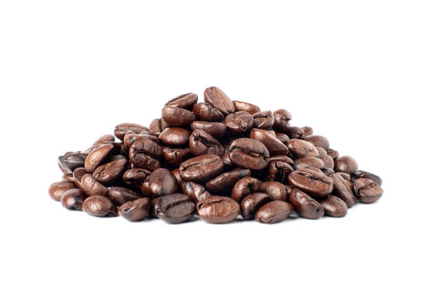 Coffee Beans isolated on white background Coffee Beans isolated on white background caffeine photos stock pictures, royalty-free photos & images