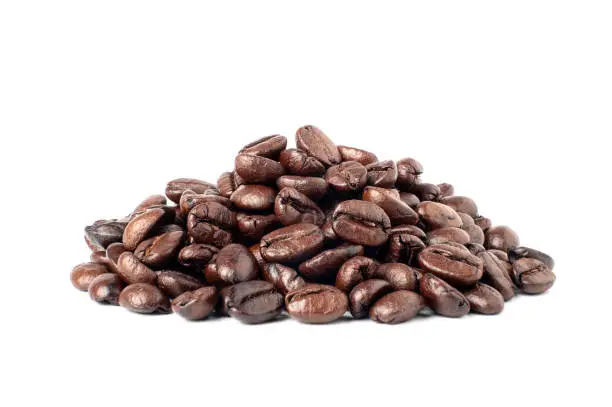 Photo of Coffee Beans isolated on white background