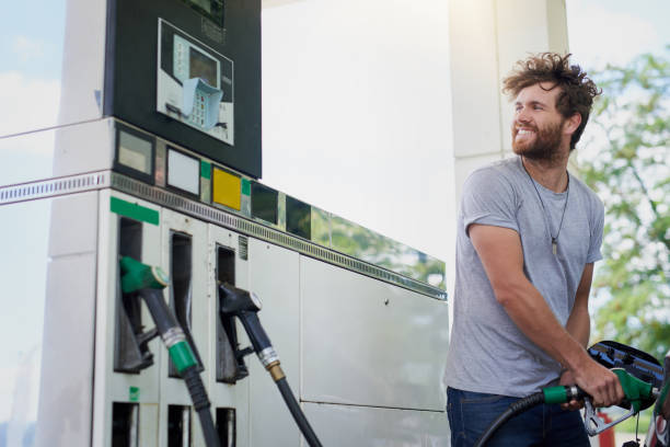 istock He won't be caught without gas 1239272058
