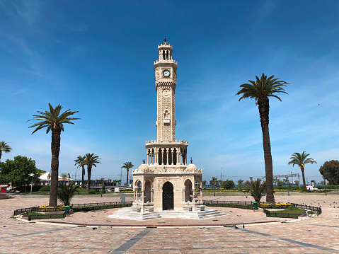 Izmir Clock Tower is a historic clock tower located at the Konak Square in the Konak district of İzmir, Turkey.