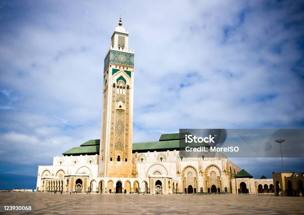 Hassaniimoschee In Casablanca Stockfoto und mehr Bilder von Architektur - Architektur, Blau, Bogen - Architektonisches Detail