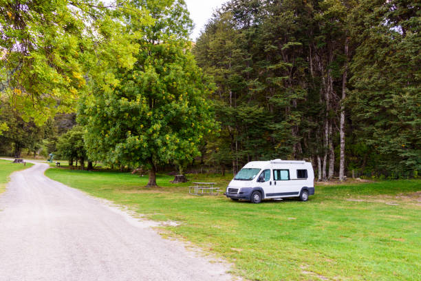 istock Motor Home in the Park 1239308977