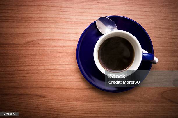 Coffee Kaffeetasse Stockfoto und mehr Bilder von Alkoholfreies Getränk - Alkoholfreies Getränk, Ansicht aus erhöhter Perspektive, Blau