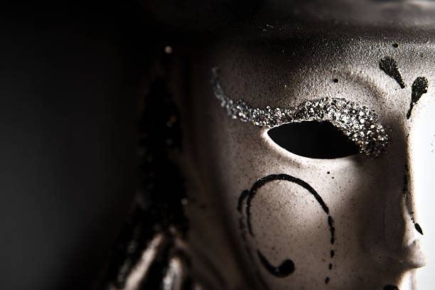 máscara de carnaval - mardi gras close up veneto italy - fotografias e filmes do acervo