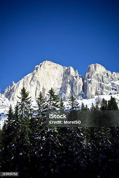 Inverno Nelle Alpi - Fotografie stock e altre immagini di Albero - Albero, Alpi, Alto Adige