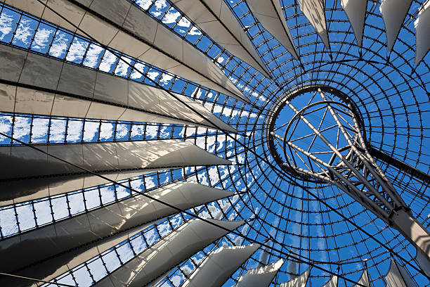 istock Modern Architecture against Vivid Blue Sky 123936599