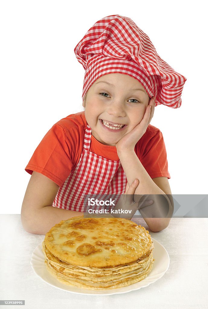 Pancake - Foto stock royalty-free di Bambino