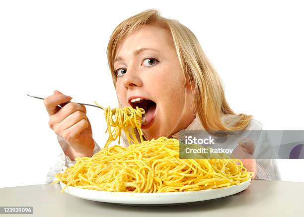 Spaghetti Stock Photo - Download Image Now - Pasta, Plate, Adult