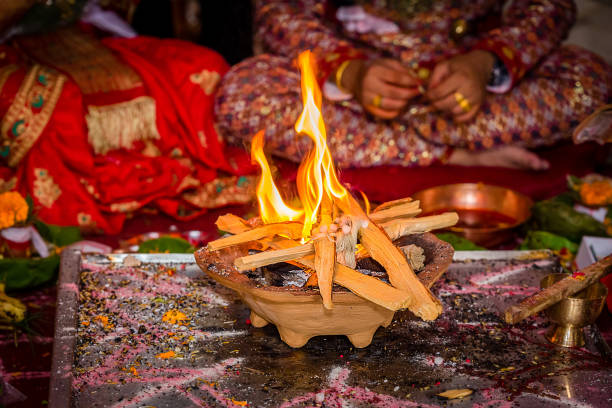 istock Hindu Marriage Wedding Ceremony,Hindu Rituals 1239409937