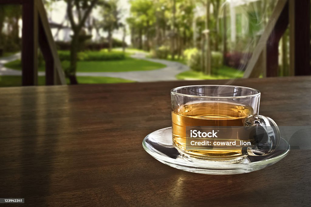 Tea at a terrace  Afternoon Tea Stock Photo