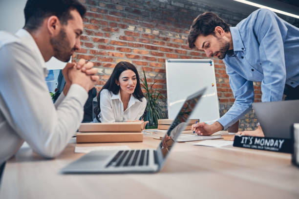 istock Partners are working with new project together 1239434141