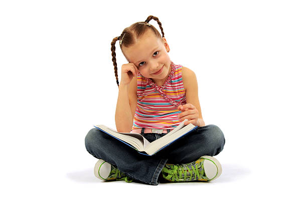 istock Little schoolgirl 123943994