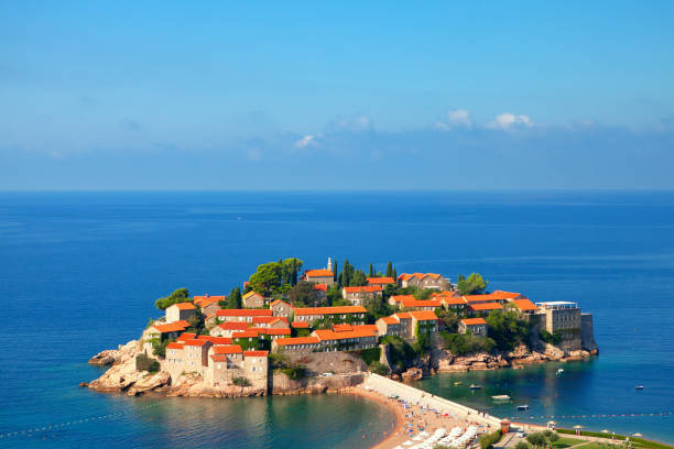 istock Majestic Sveti Stefan island 1239462034