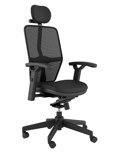 istock modern black office chair isolated on white background 123947311