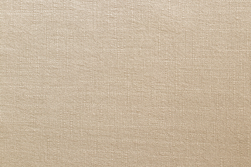 Fondo de textura de tela de tela de lino marrón, patrón sin costuras de textil natural. photo