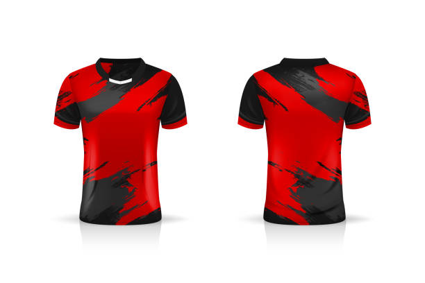 istock Specification Soccer Sport , Esport Gaming T Shirt Jersey template. mock up uniform . Vector Illustration design 1239546697