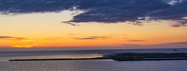 istock Heligoland - island dune - sunrise 1239566892