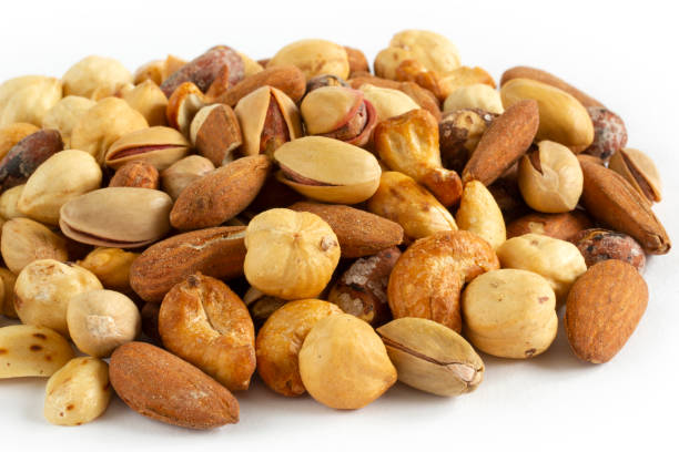istock Mixed nuts. Edible, raw, organic and vegan. 1239577702
