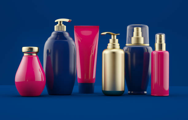 istock Bottle and tube cosmetic template 1239591199